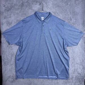 Callaway Opti Dri Polo Men 4XL XXXXL Swing Tech Shirt Geometric Wicking Golf